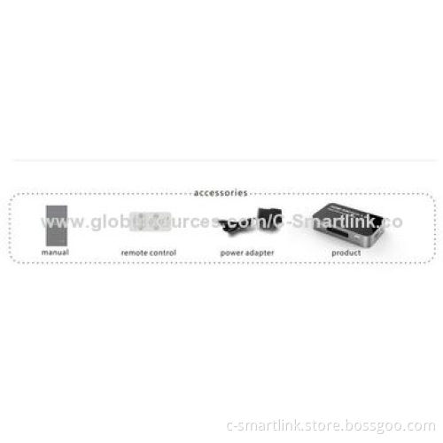 HDMI Switch/Supports 4-way Input and Way Output HDMI Signal, Low-power Consumption